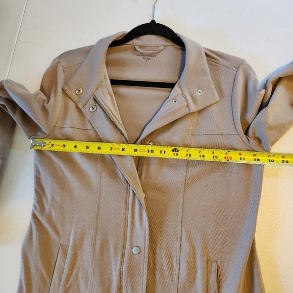 Eileen Fisher Full Zip Sweatshirt Jacket Minimalist Athleisure Activewear small - Picture 8 of 11